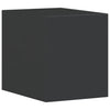 Vidaxl Lampada da parete da esterno Cash in alluminio nero