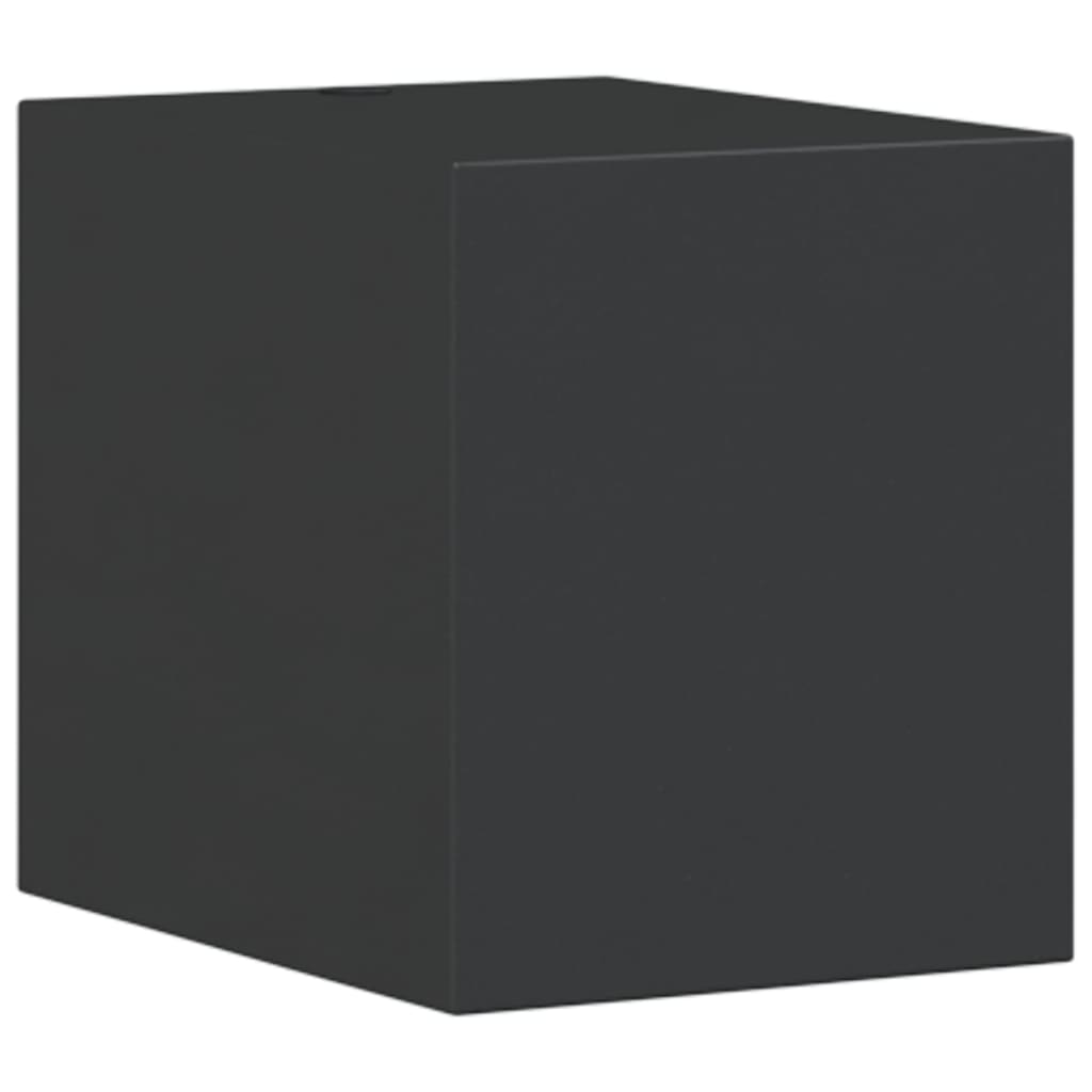 Vidaxl Lampada da parete da esterno Cash in alluminio nero