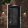 Vidaxl Lampada da parete da esterno Cash in alluminio nero