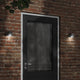 Vidaxl outdoor wall lamps 2 sted aluminum black
