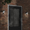Lámpara de pared al aire libre de Vidaxl con aluminio fundido de sensor