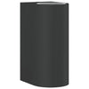 Vidaxl Lampada da parete da esterno Cash in alluminio nero