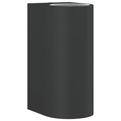 Vidaxl Lámpara de pared al aire libre de aluminio fundido
