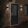 Vidaxl Lampada da parete da esterno Cash in alluminio nero