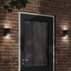 Vidaxl outdoor wall lamps 2 sted aluminum black