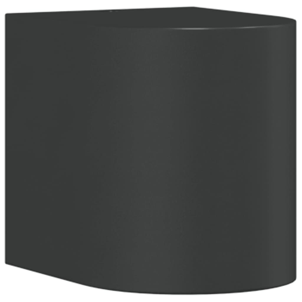 Vidaxl Lampada da parete da esterno Cash in alluminio nero