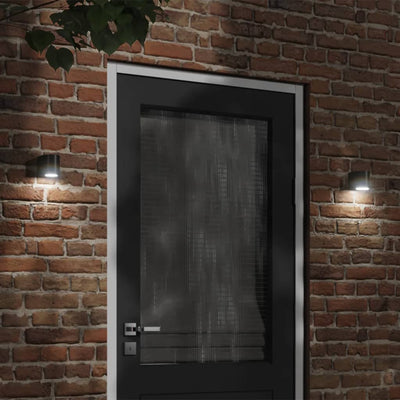 Vidaxl Lámpara de pared al aire libre de aluminio fundido