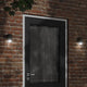 Vidaxl Lámpara de pared al aire libre de aluminio fundido