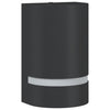Vidaxl Lampada da parete da esterno Cash in alluminio nero