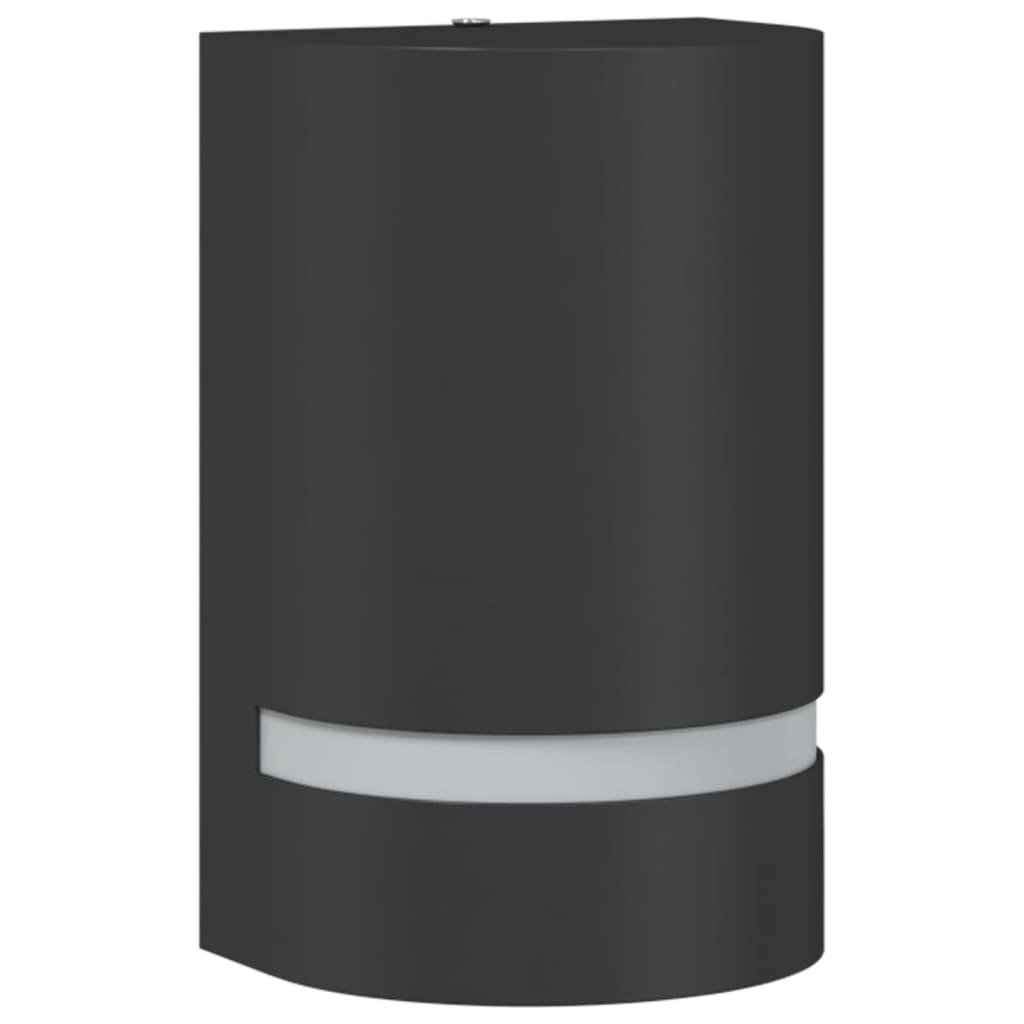 Vidaxl Lampada da parete da esterno Cash in alluminio nero