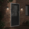 Vidaxl Lampada da parete da esterno Cash in alluminio nero