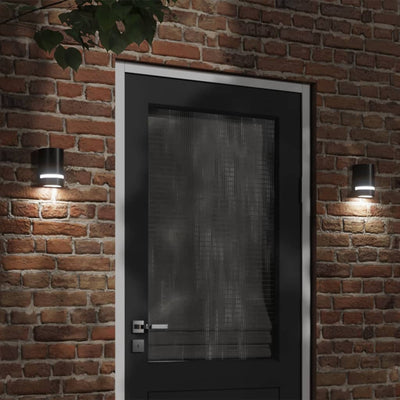 Vidaxl Lámpara de pared al aire libre de aluminio fundido