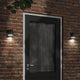 Vidaxl Lampada da parete da esterno Cash in alluminio nero