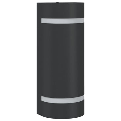 Vidaxl Lámpara de pared al aire libre de aluminio fundido