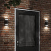 Vidaxl Lampada da parete da esterno Cash in alluminio nero