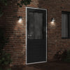 Vidaxl Lámparas de pared al aire libre 2 de acero inoxidable