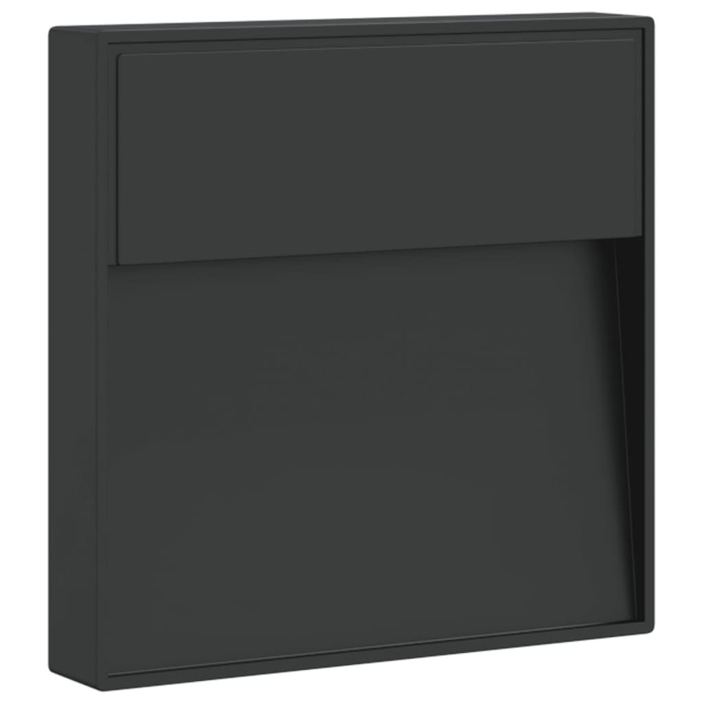Vidaxl Lampada da parete da esterno LED Cast Alluminio nero