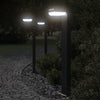 Lámparas de piso Vidaxl para al aire libre de aluminio fundido de 30 cm de 80 cm