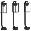 Lampada da pavimento Vidaxl per 3 pezzi all'esterno 60 cm in acciaio inossidabile