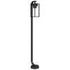 Lampada da pavimento Vidaxl per l'acciaio inossidabile esterno 100 cm nero