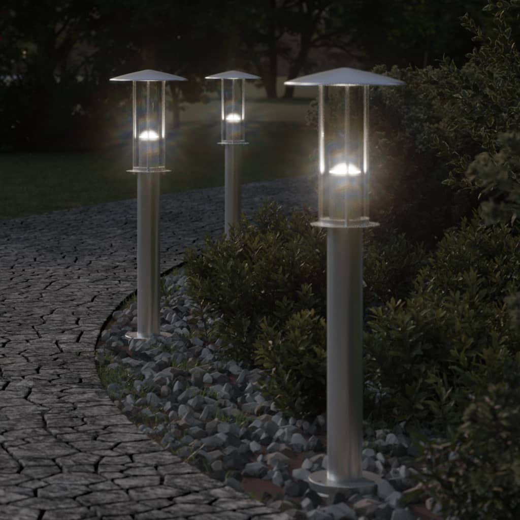 Vidaxl Lampada da pavimento esterna 60 cm in acciaio inossidabile colorato