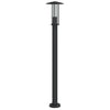 Lampada da pavimento Vidaxl per l'acciaio inossidabile esterno 100 cm nero
