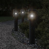 Lampada da pavimento Vidaxl per 3 pezzi all'esterno 60 cm in acciaio inossidabile