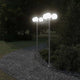 Lampada da pavimento Vidaxl per 2 pezzi esterni 215 cm in acciaio inossidabile colorato