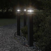Vidaxl Lampade per pavimenti per alluminio da 80 cm esterni neri