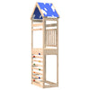 Vidaxl Play Tower con muro di arrampicata 85x52.5x265 cm Pino solido