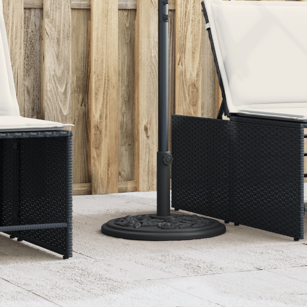Vidaxl Parasol Foot per bastone di Ø38 48 mm 12 kg round