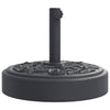 Vidaxl Parasol Base per bastoncini di Ø38 48 mm 25 kg rotondo