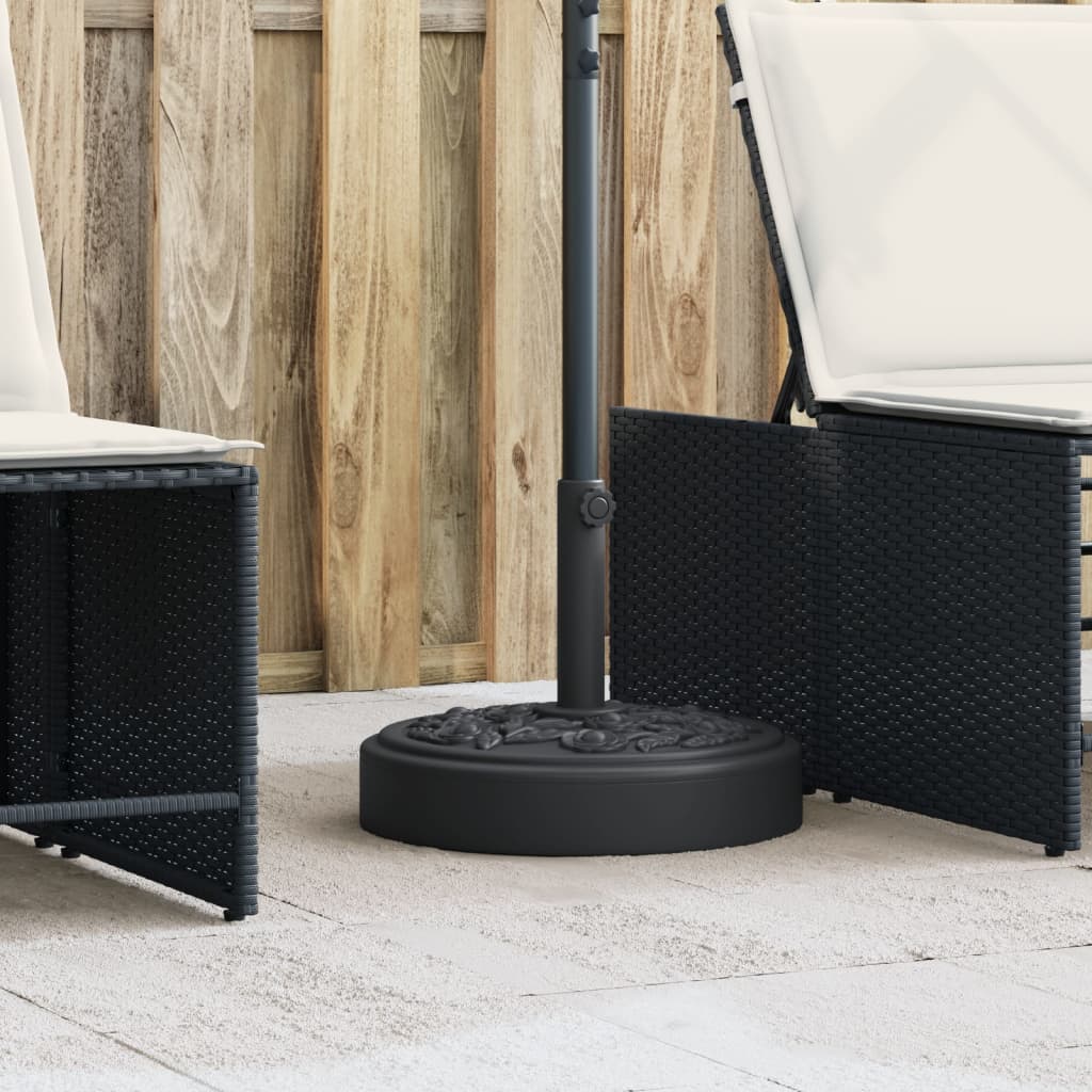 Vidaxl Parasol Base per bastoncini di Ø38 48 mm 25 kg rotondo