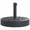 Vidaxl Parasol Base per bastoncini di Ø38 48 mm 25 kg rotondo