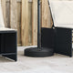 Vidaxl Parasol Base per bastoncini di Ø38 48 mm 25 kg rotondo