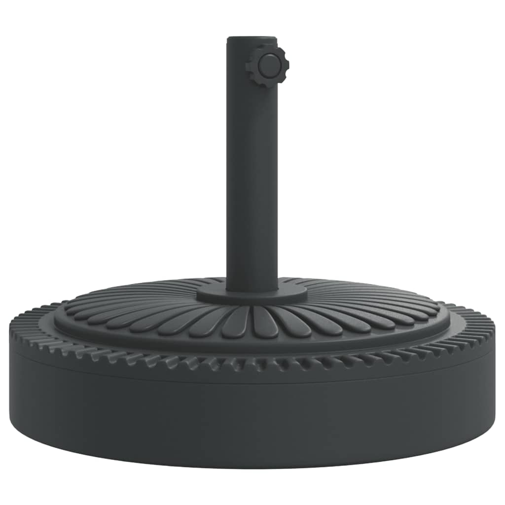 Vidaxl Base Parasol para palos de Ø38 48 mm 25 kg redondo