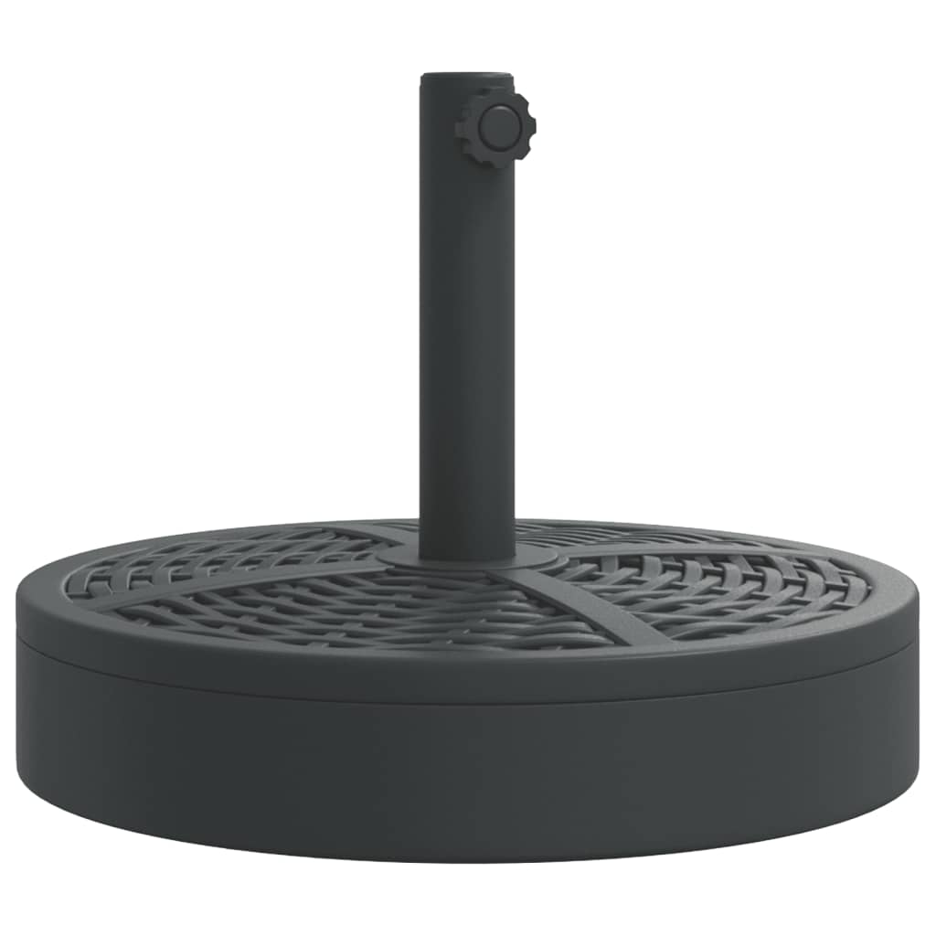 Vidaxl Parasol Base per bastoncini di Ø38 48 mm 25 kg rotondo