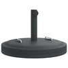 Vidaxl Base Parasol con manici per il bastone di Ø38 48 mm 25 kg rotondo
