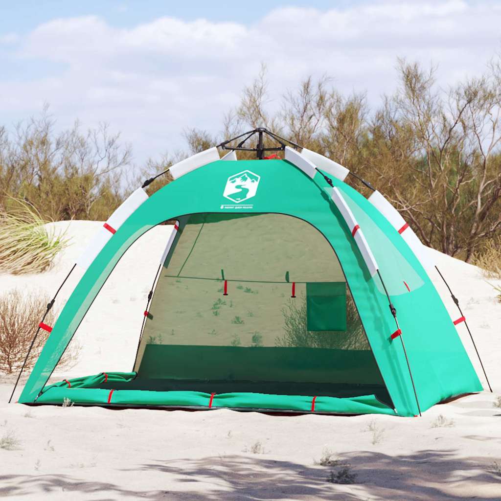 Vidaxl Beach Tent de 2 personas impermeables a la liberación del mar de la liberación del mar
