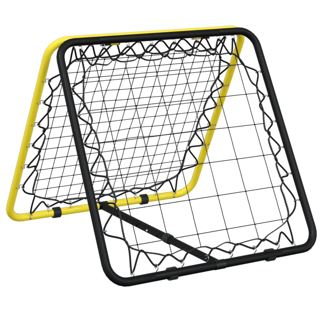 Vidaxl Football ROUNDER Acciaio a doppio lato giallo e nero