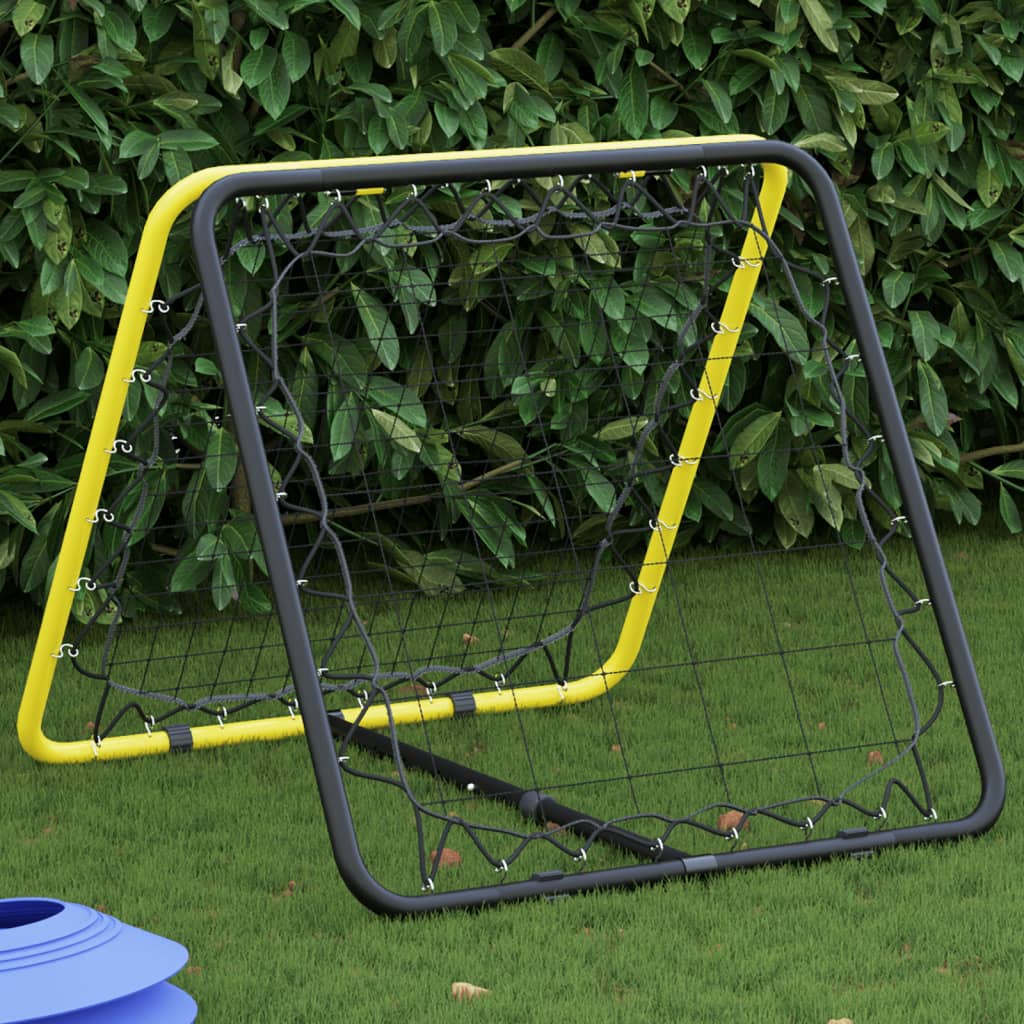 Vidaxl Football ROUNDER Acciaio a doppio lato giallo e nero