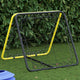 Vidaxl Football ROUNDER Acciaio a doppio lato giallo e nero