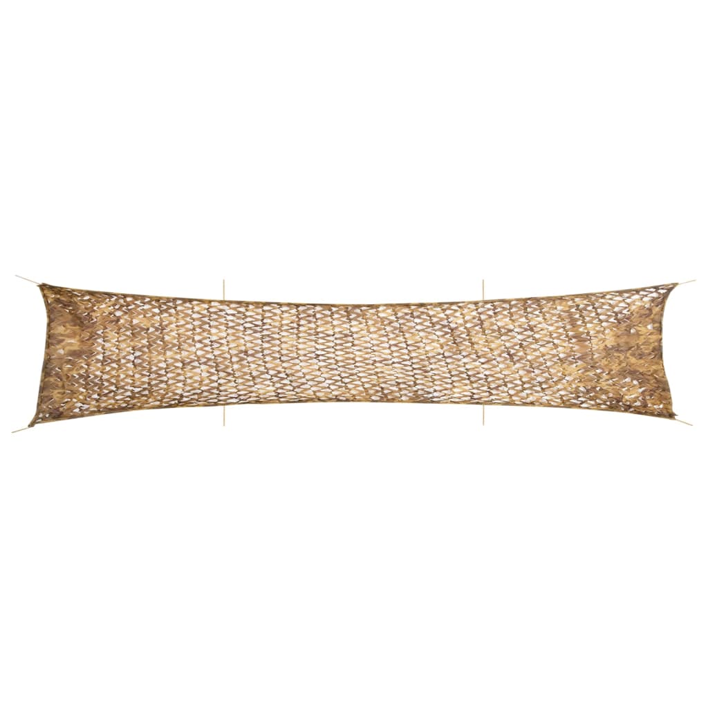 Vidaxl Camouflagenet con borsa da stoccaggio 706x140 cm sabbia