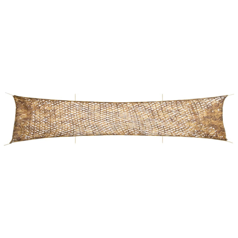 Vidaxl Camouflagenet con borsa da stoccaggio 706x140 cm sabbia