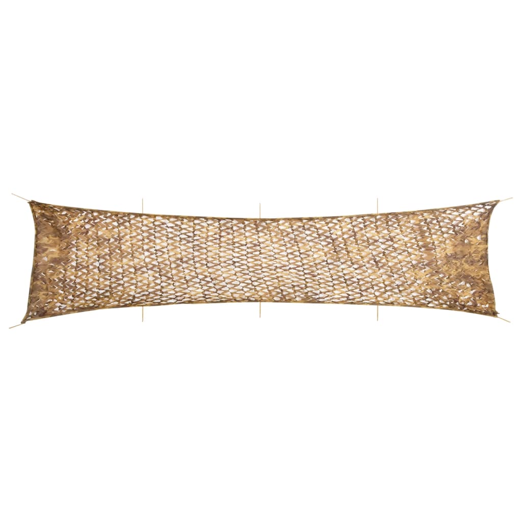 Vidaxl Camouflagenet con sacco da stoccaggio 809x207 cm sabbia