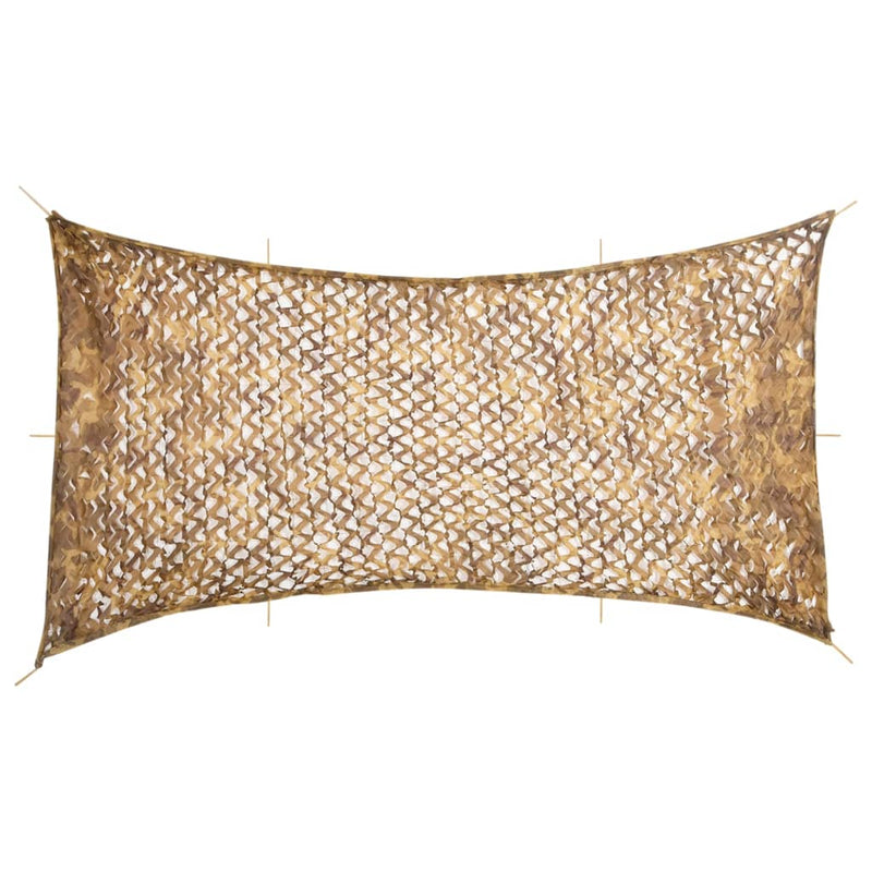 Vidaxl Camouflagenet con borsa da stoccaggio 708x423 cm sabbia