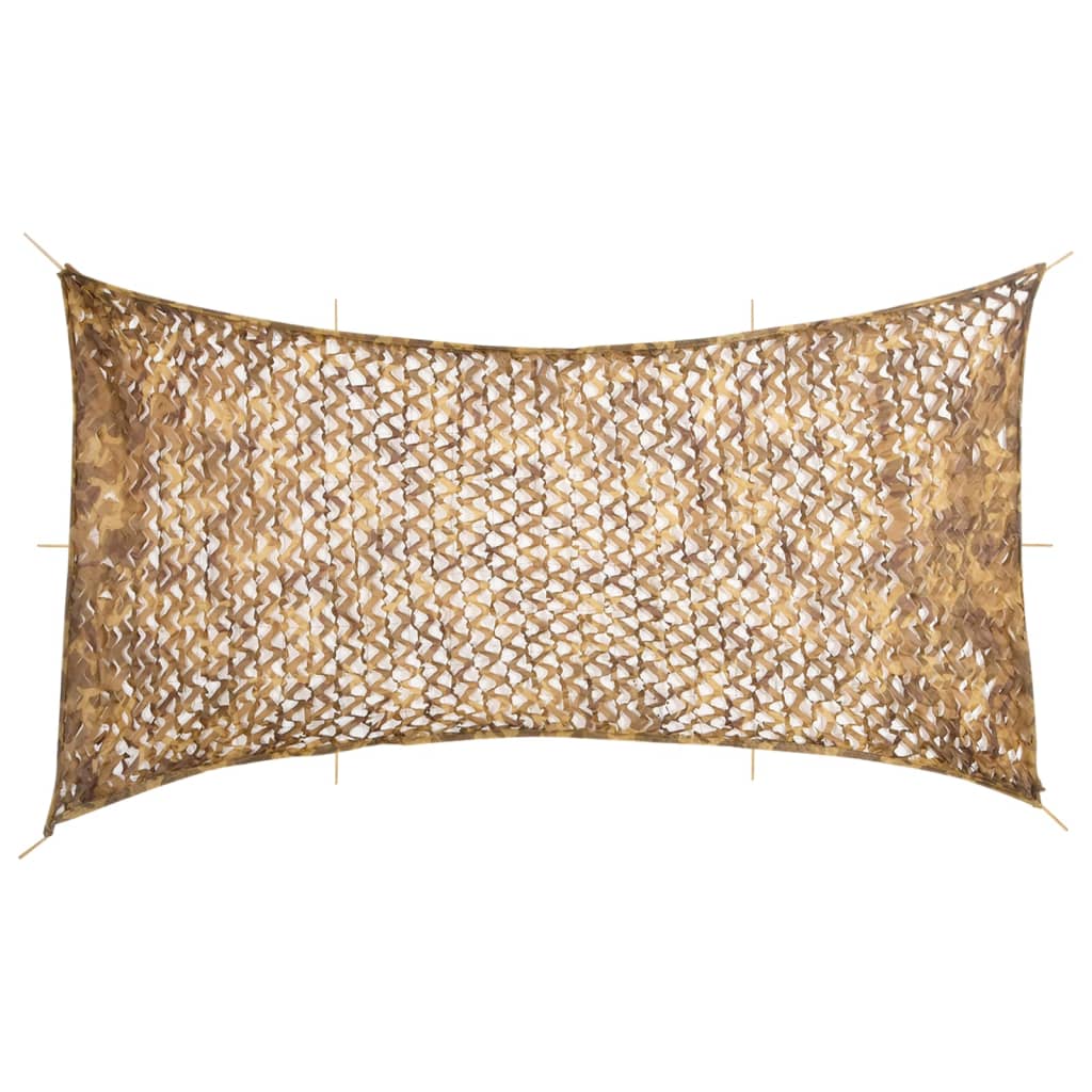 Vidaxl Camouflagenet con borsa da stoccaggio 708x423 cm sabbia