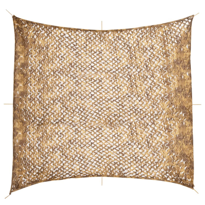 Vidaxl Camouflagenet con borsa di stoccaggio 521x493 cm sabbia