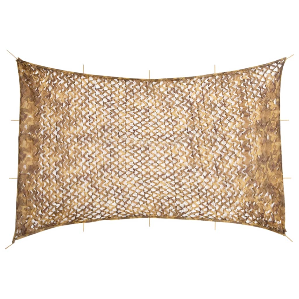 Red de camuflaje Vidaxx con bolsa de almacenamiento 833x609 cm color arena