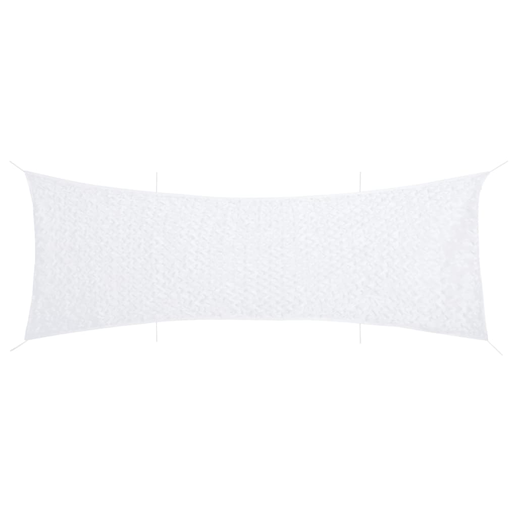 Vidaxl Camouflagenet con borsa per lo stoccaggio 753x199 cm bianco